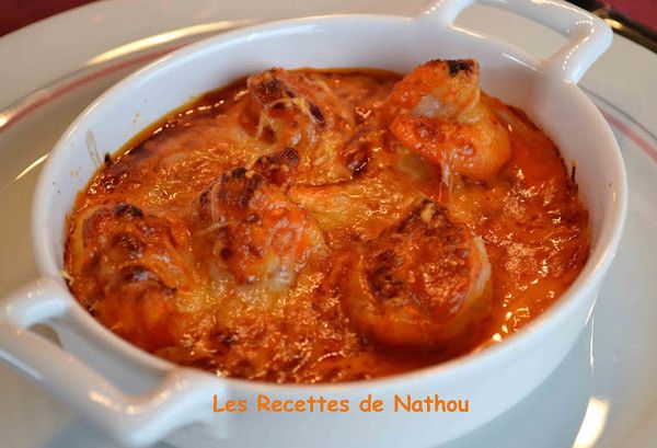 scampis à la diablotine et piment d espelette